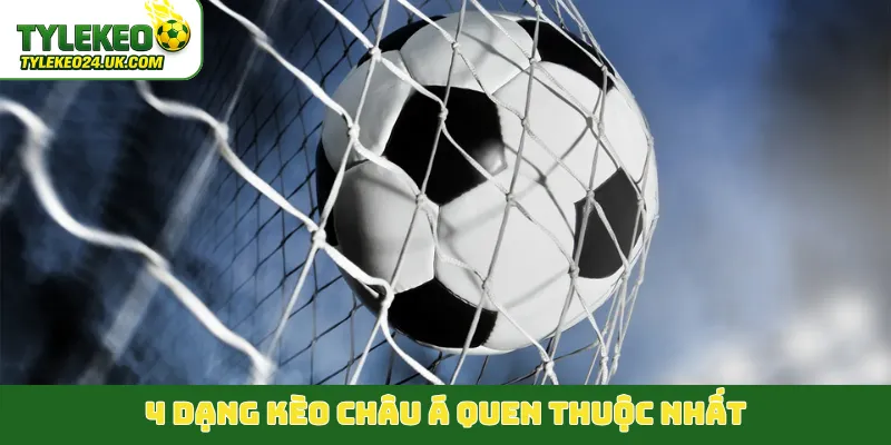 4 dạng kèo châu Á quen thuộc nhất