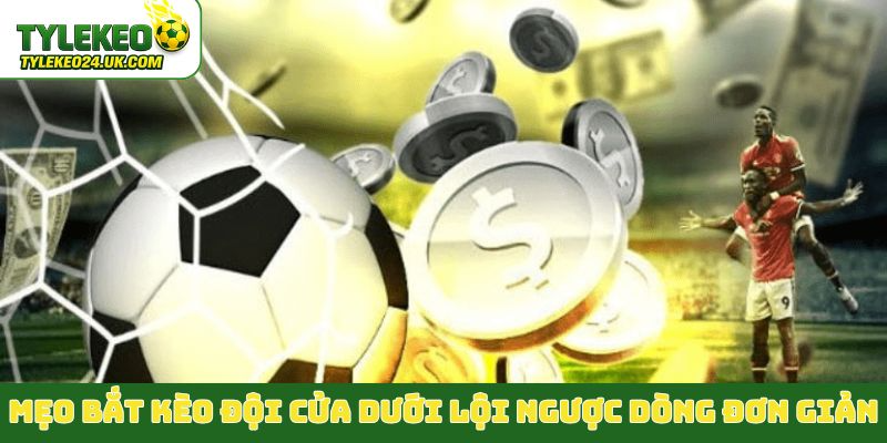 Mẹo bắt kèo đội cửa dưới lội ngược dòng cực đơn giản